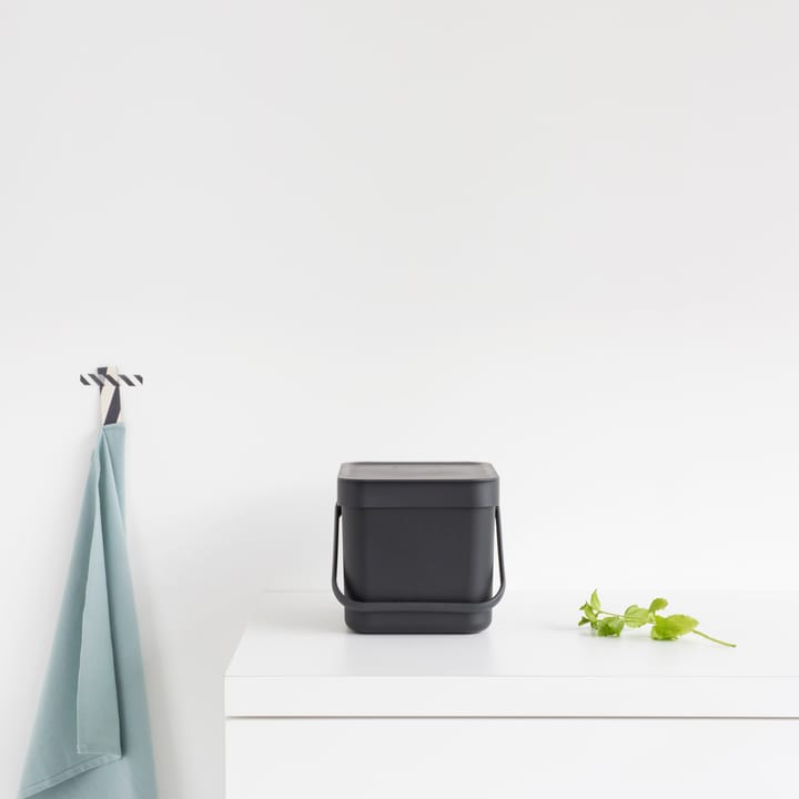 Sort & Go jäteastia 6 litraa, harmaa Brabantia