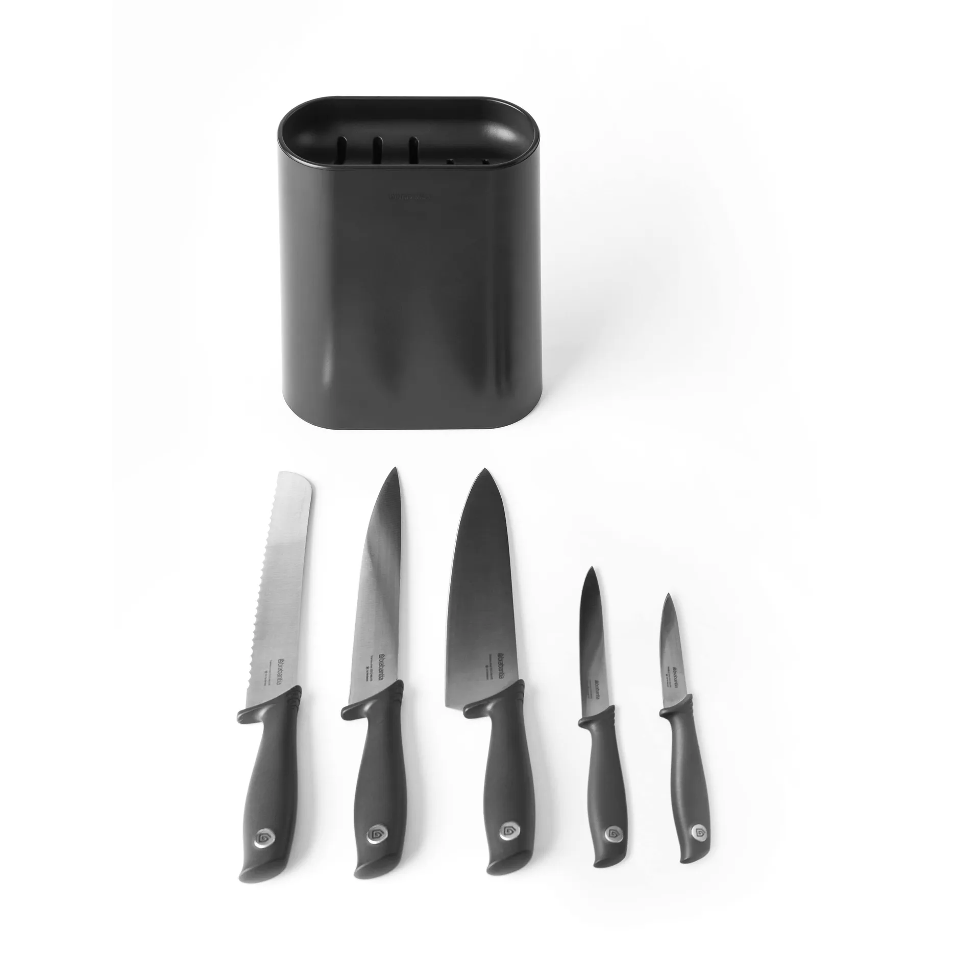 Tasty Knivblock seisova, 5 veistä Brabantia