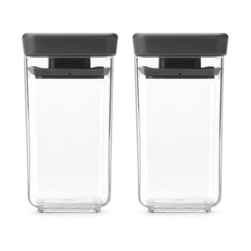 TASTY+ pinottava purkki 2 osaa 0,15 L - Tummanharmaa - Brabantia