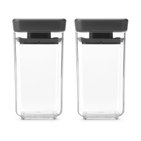 TASTY+ pinottava purkki 2 osaa 0,15 L - Tummanharmaa - Brabantia