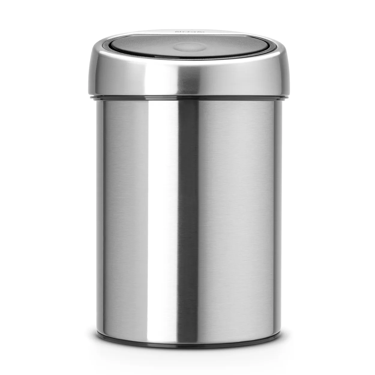 Brabantia Touch Bin roskakori 3 litraa, seinään kiinnitettävä matta teräs
