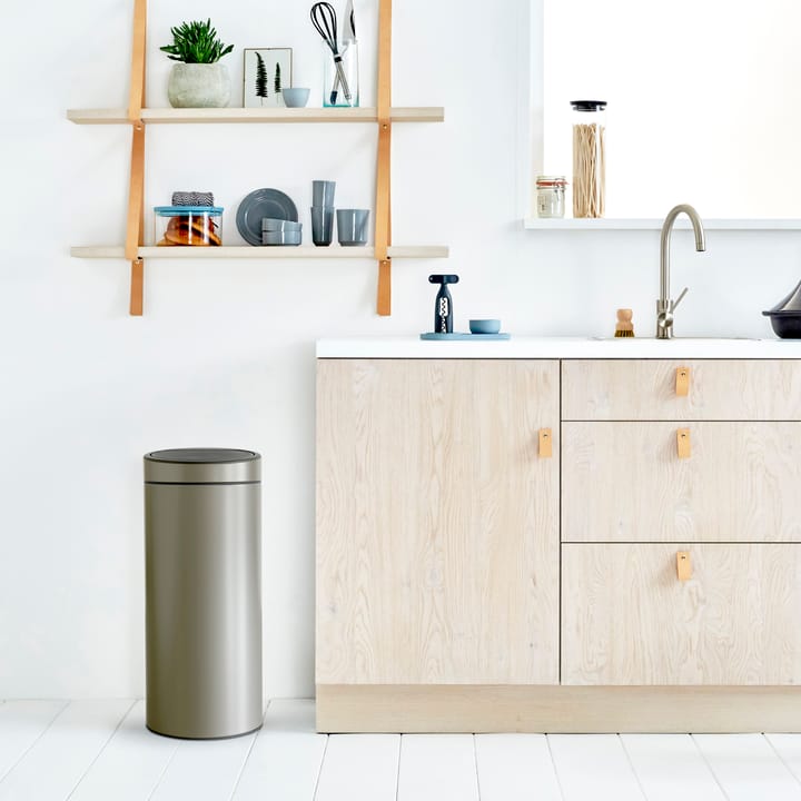 Touch Bin roskakori 30 litraa, platinum (harmaa) Brabantia