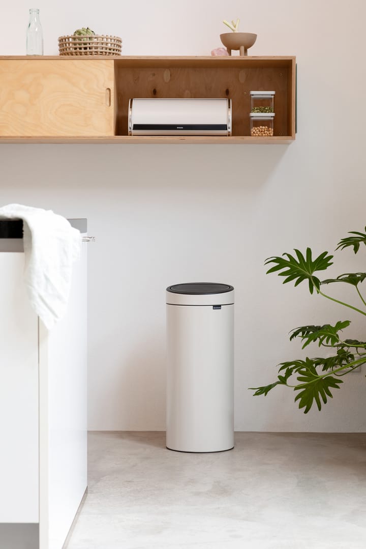 Touch Bin roskakori 30 litraa, Soft beige Brabantia