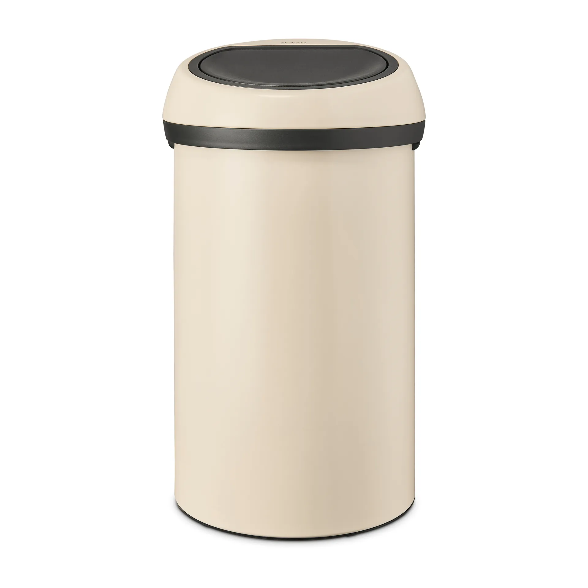 Touch Bin -roskakori pyöreä 60 litraa, Soft Beige Brabantia