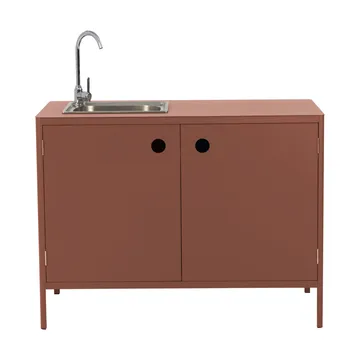 Kelia ulkokeittiön allaskaappi - Zin red, 121x90x64 - Brafab