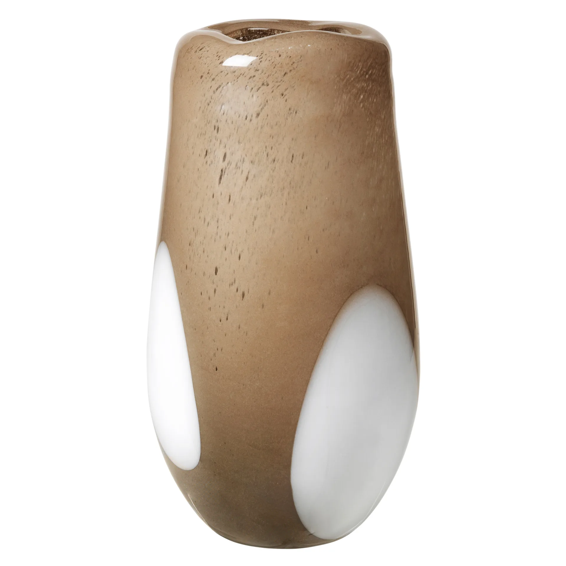 Ada Dot -lasimaljakko 37 cm, Simply taupe warm grey Broste Copenhagen