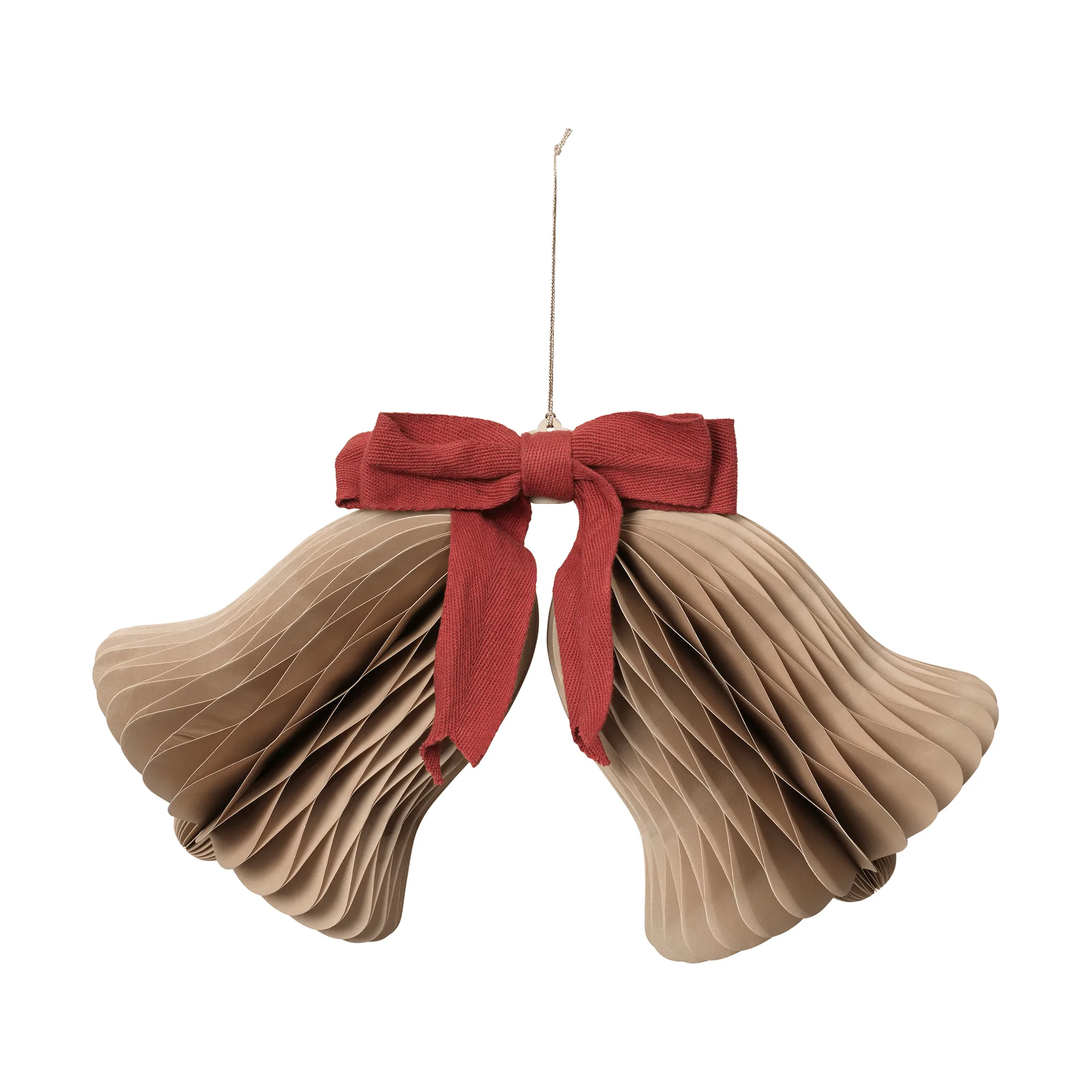 Chime-kello joulukoriste, Natural Brown-Red Broste Copenhagen