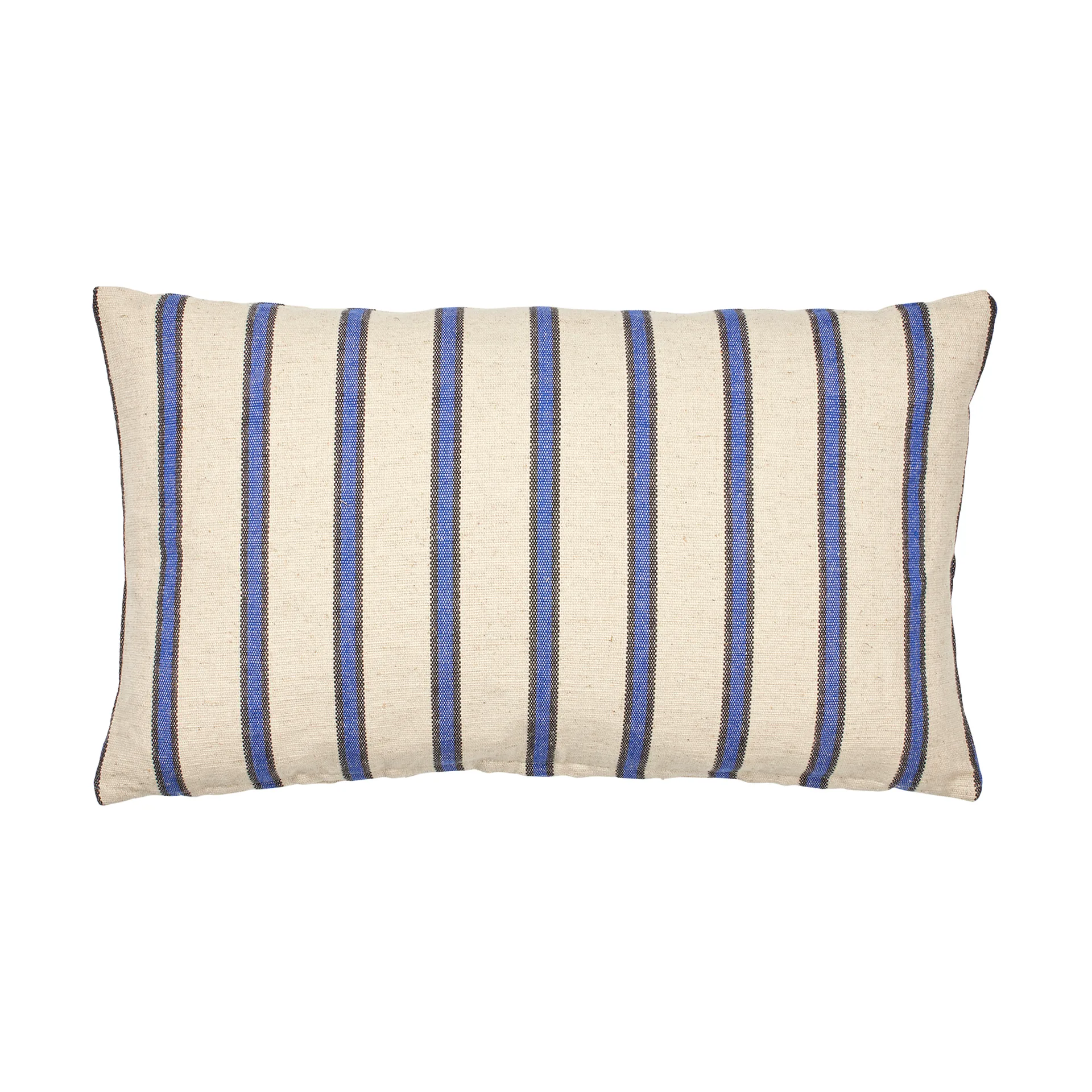 Dagmar tyynynpäällinen 30x50 cm, Off white-intense blue Broste Copenhagen