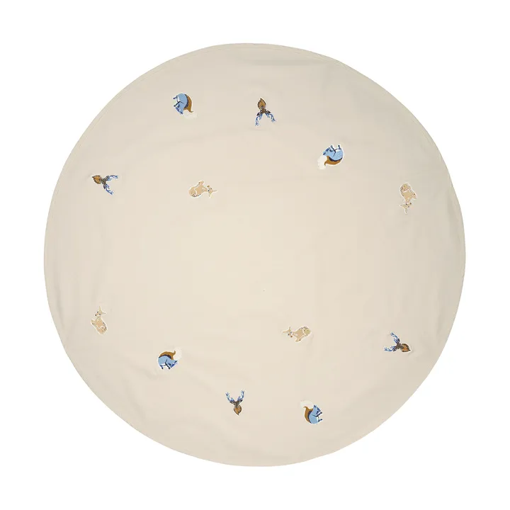 Deer joulukuusenmatto - Warm Beige - Broste Copenhagen