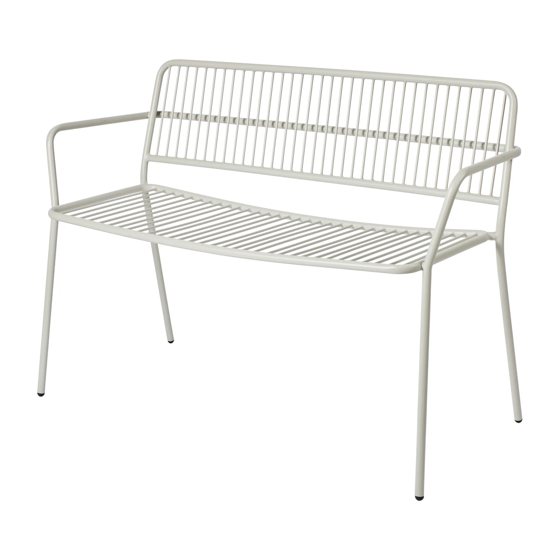 Eden käsinojallinen penkki, Beige grey Broste Copenhagen