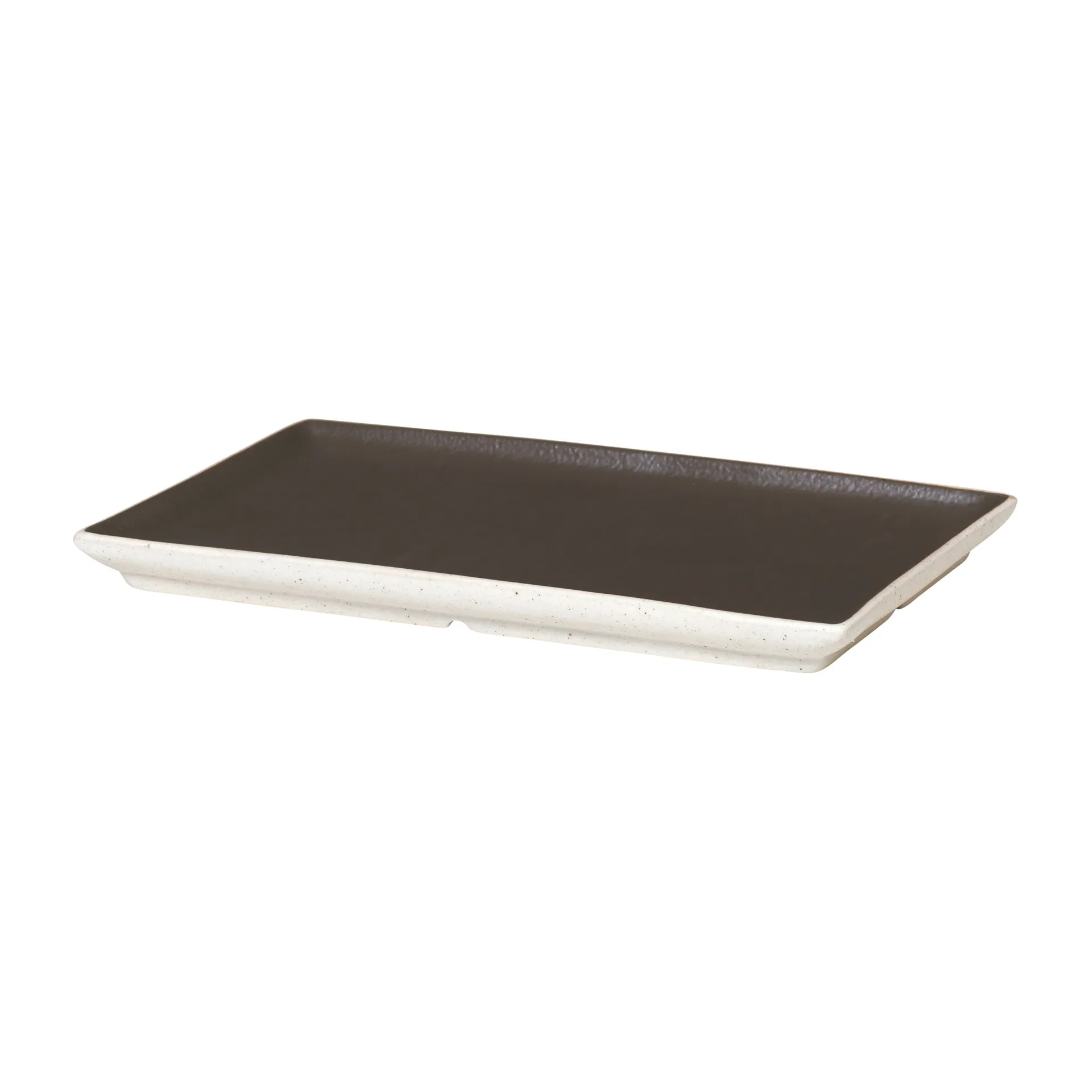 Eli lautanen 17,6x20 cm, Matte charcoal Broste Copenhagen