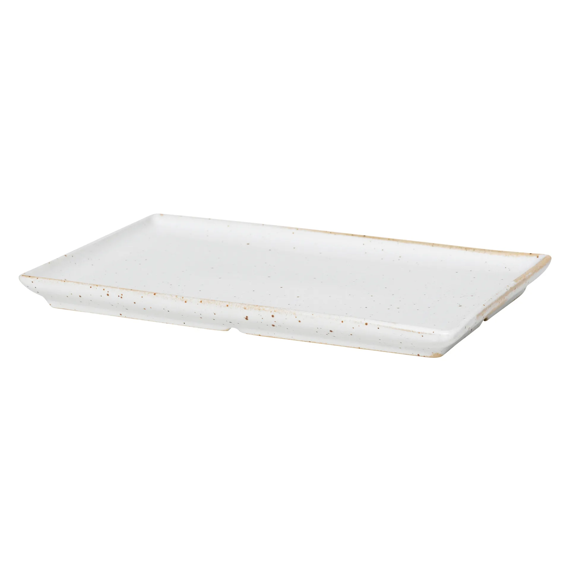 Eli lautanen 17,6x20 cm, Matte soft light grey Broste Copenhagen