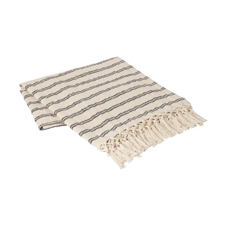 Elly torkkupeitto 130x160 cm - Black-natural - Broste Copenhagen