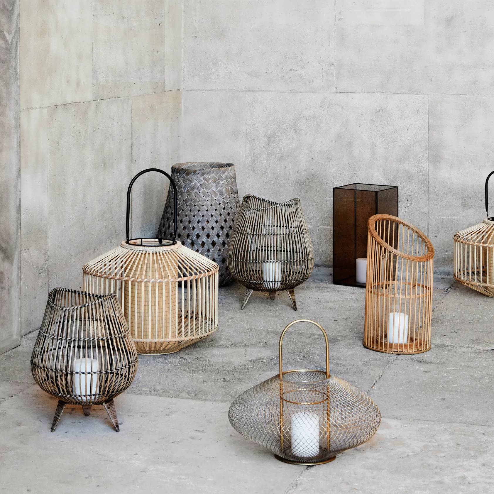 Flax lyhty bambu, Pieni Broste Copenhagen