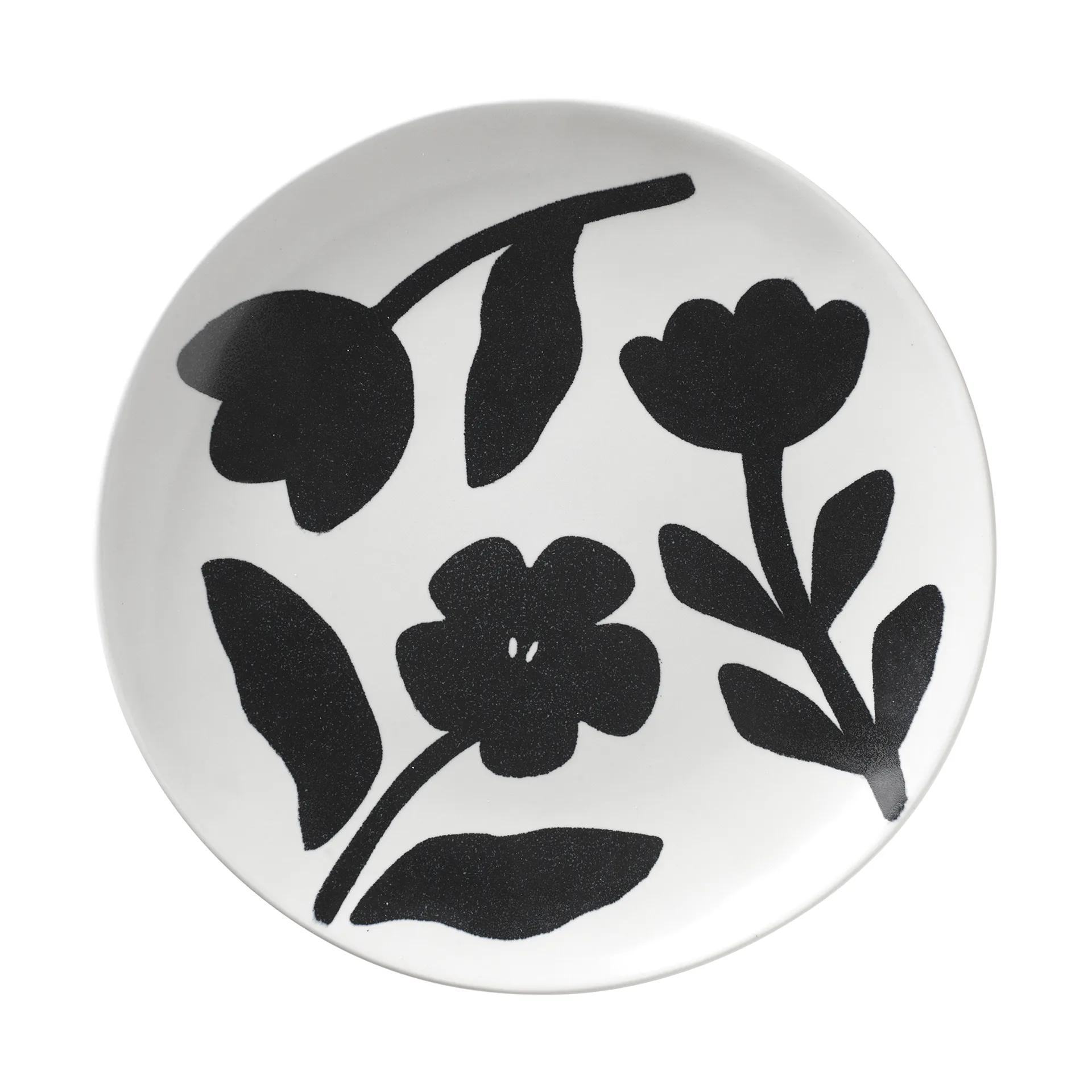 Flora lautanen Ø26 cm, Black-off white Broste Copenhagen