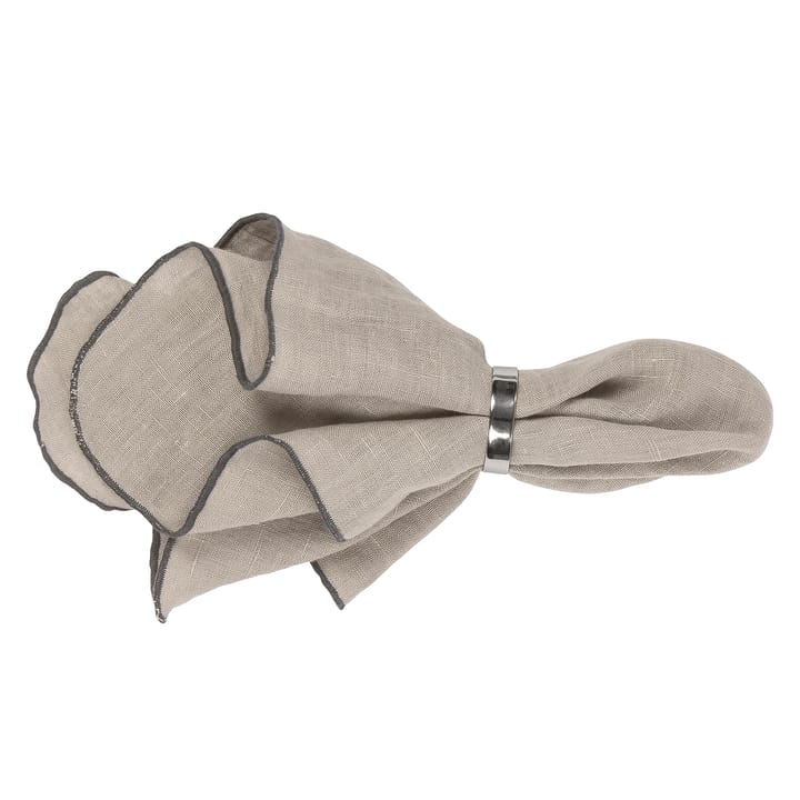 Gracie pellavalautasliina, beige Broste Copenhagen