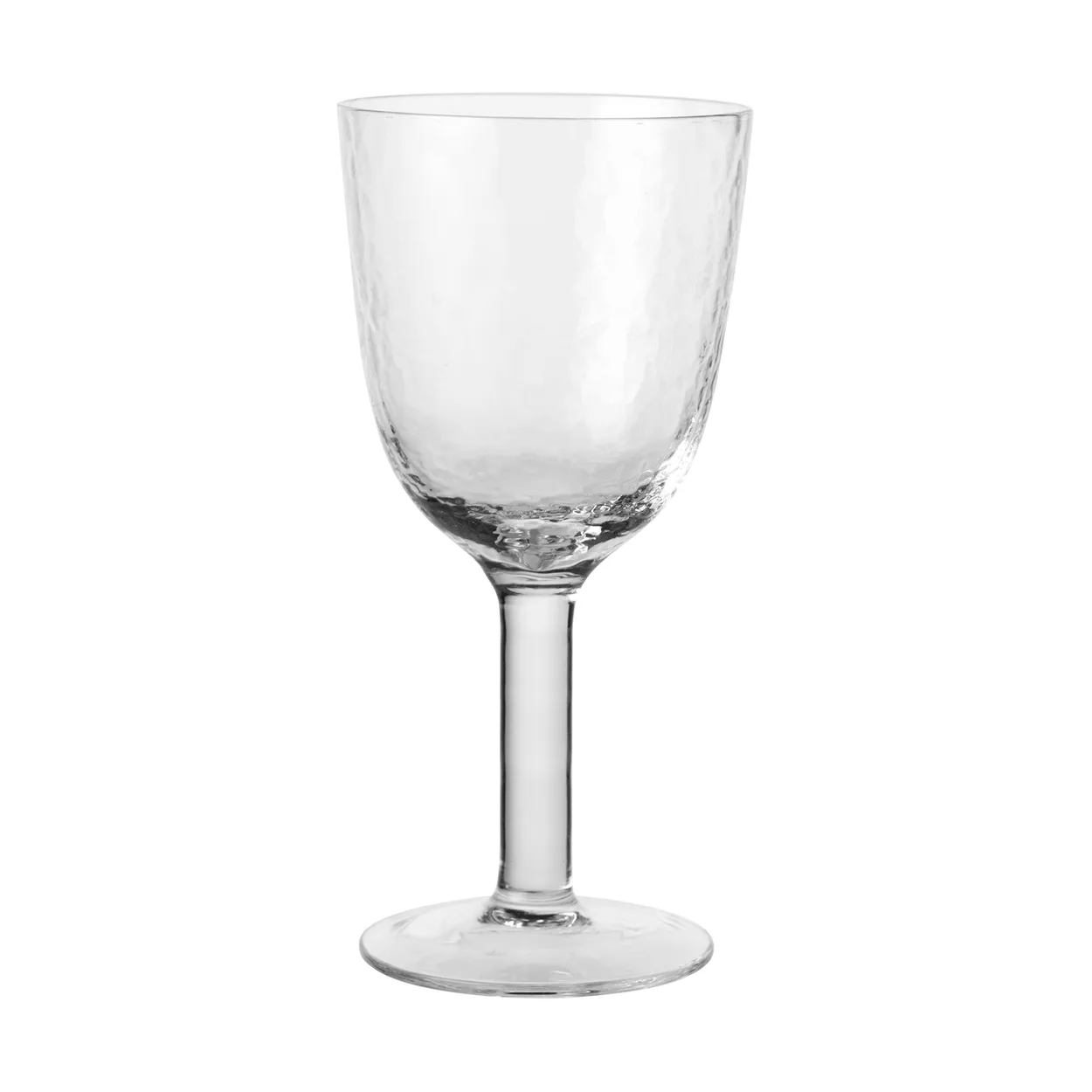 Broste Copenhagen Hammered valkoviinilasi 30 cl Kirkas