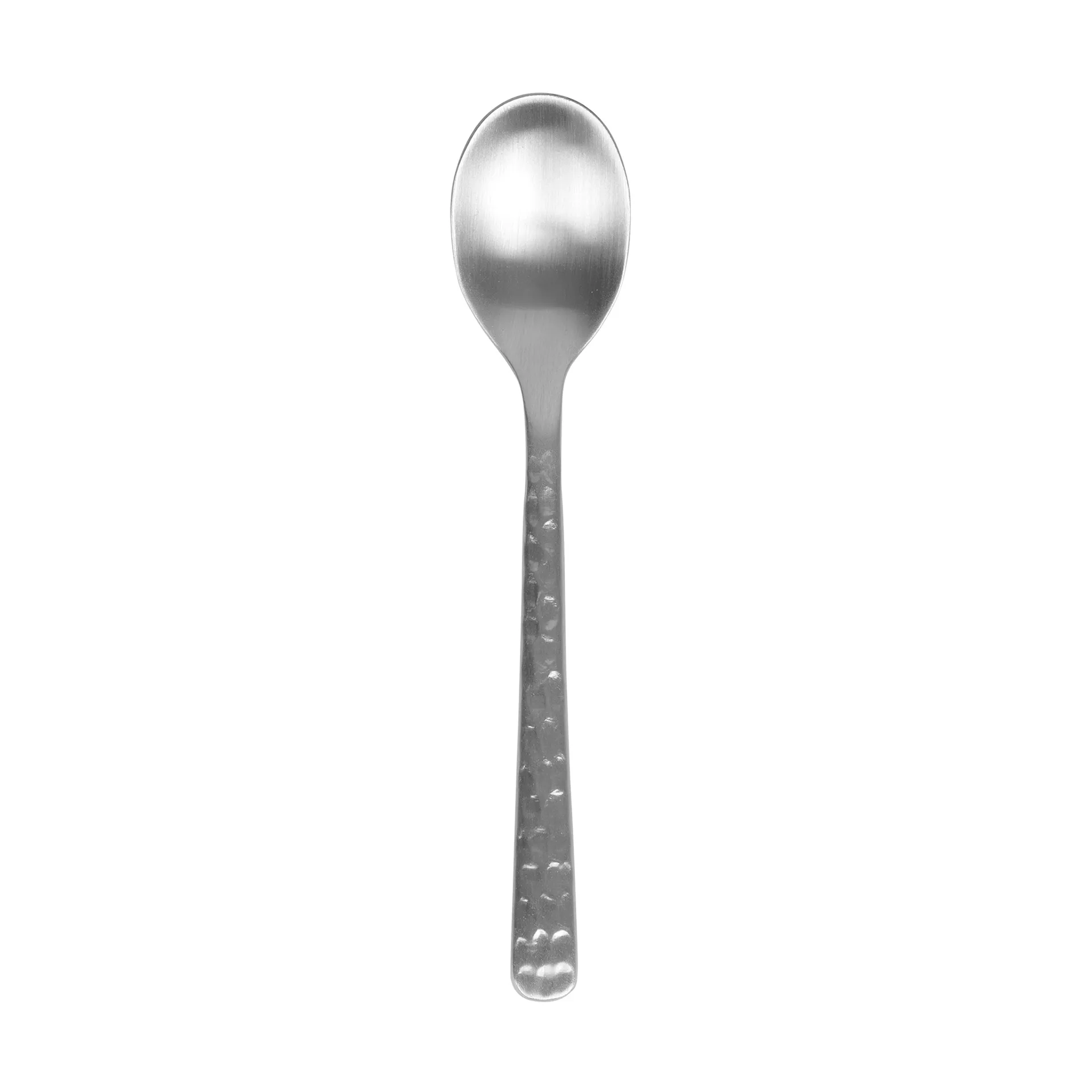 Hune teelusikka, Brushed satin hammered Broste Copenhagen