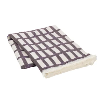 Isa puuvillahuopa 130 x 180 cm - Decadent cocolate-purple - Broste Copenhagen