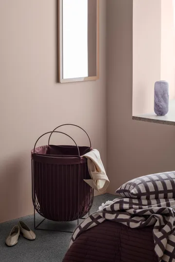 Isa puuvillahuopa 130 x 180 cm - Decadent cocolate-purple - Broste Copenhagen