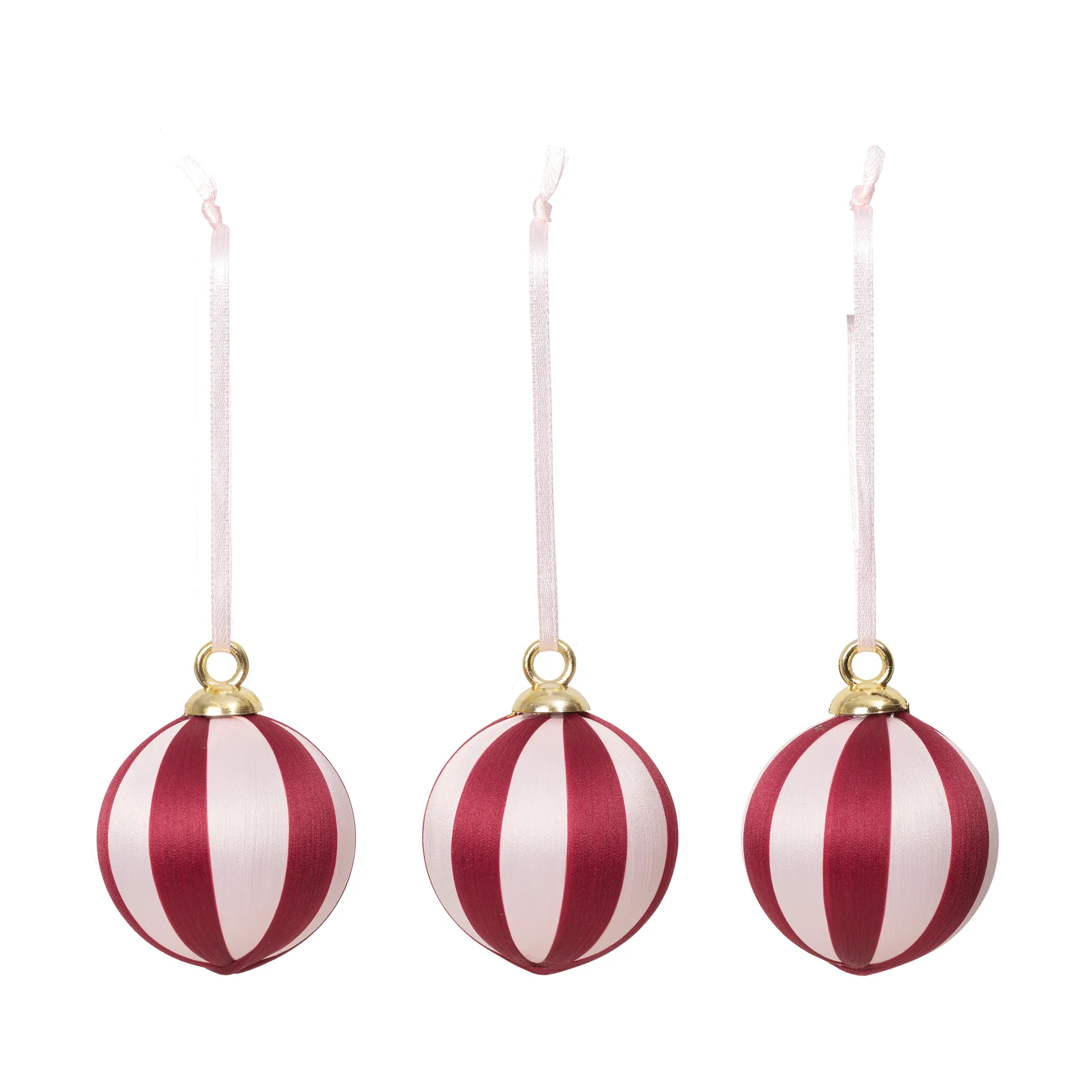 Joy joulupallo, Deep Red-Soft Pink Broste Copenhagen
