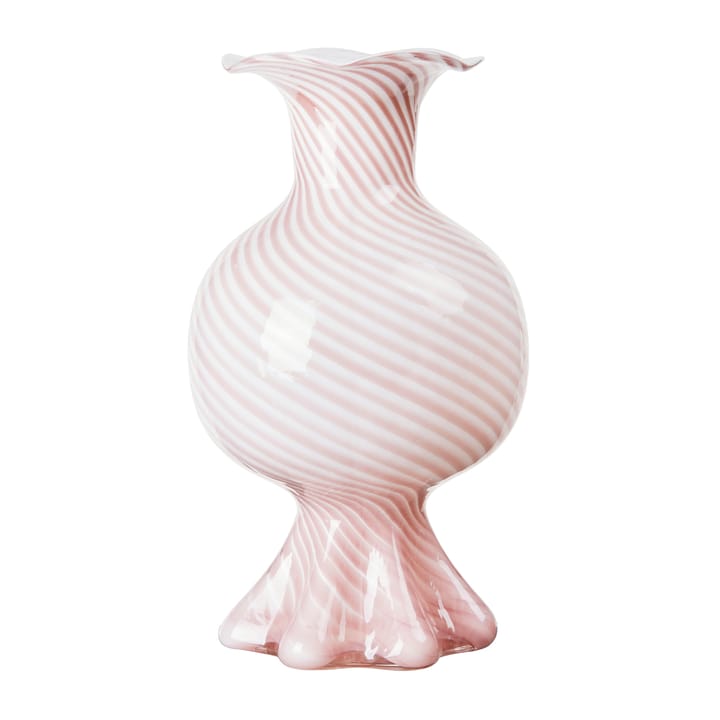 Mella maljakko 30 cm, Fairy pink-off white Broste Copenhagen