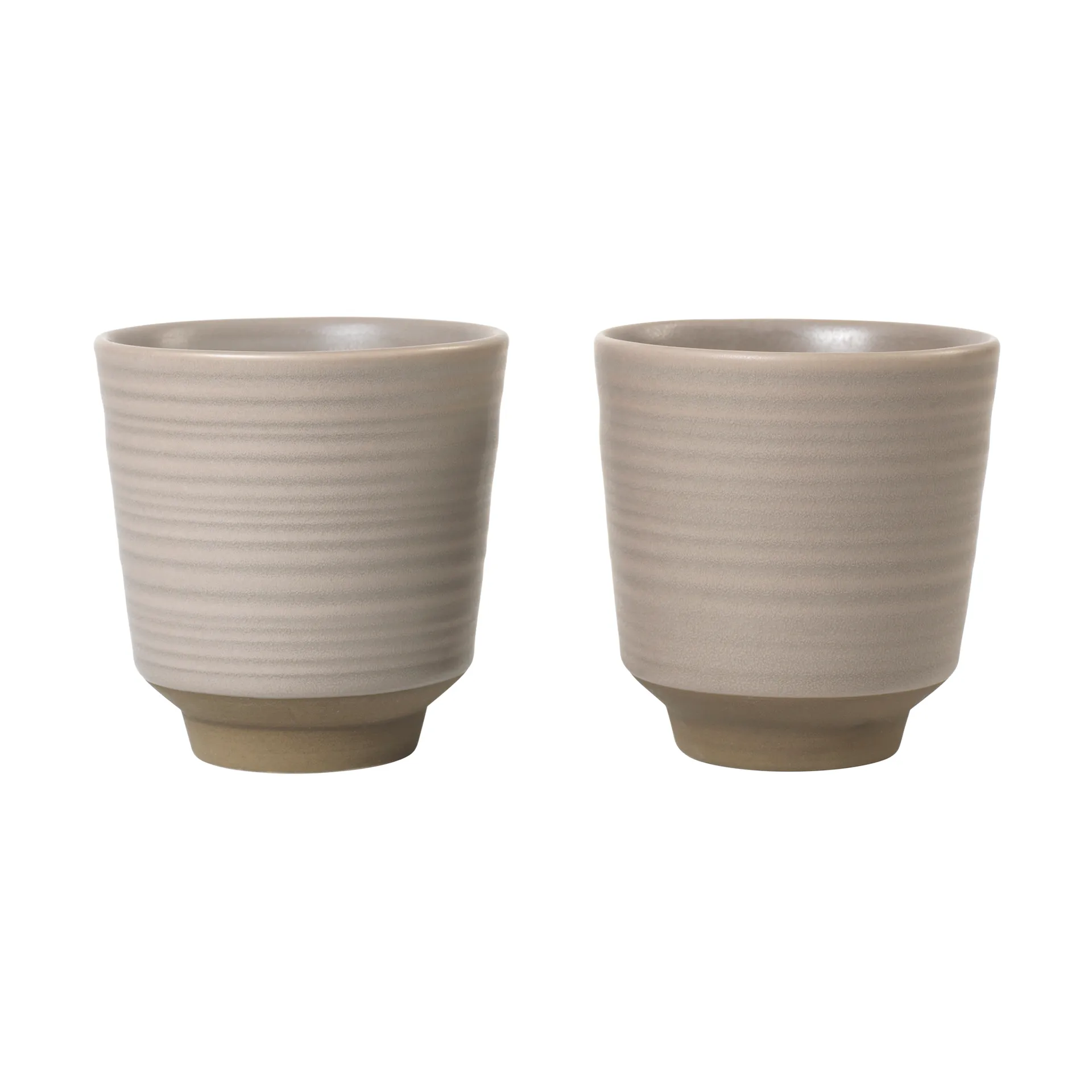 Miko muki 15 cl 2-pack., Warm grey Broste Copenhagen