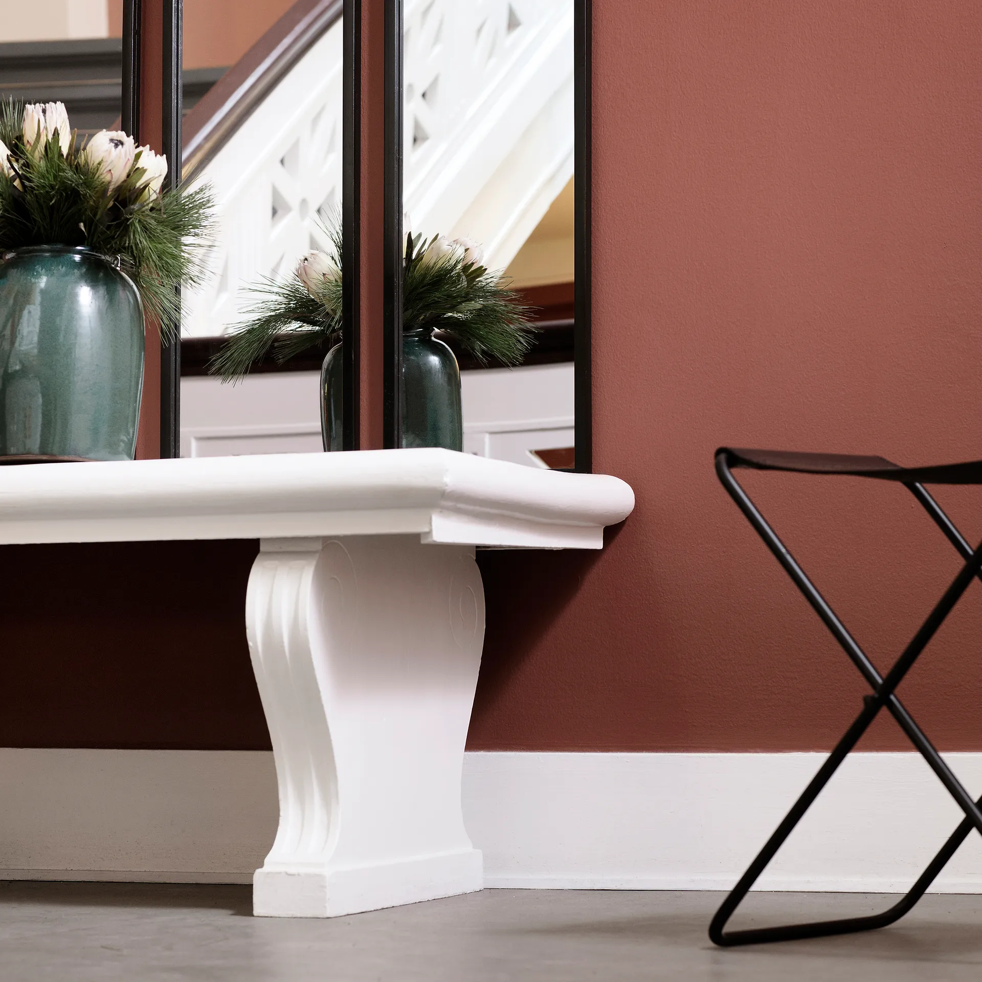 Nola jakkara nahka, Musta, 45 cm Broste Copenhagen