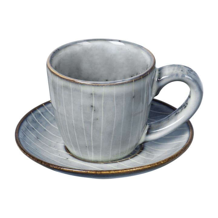 Nordic Sea -espressokuppi aluslautasella  - 5 l - Broste Copenhagen
