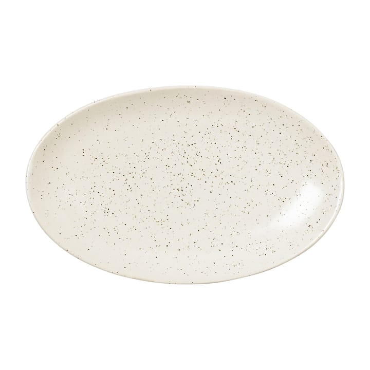 Nordic Vanilla lautanen soikeat 22 cm - Cream with grains - Broste Copenhagen