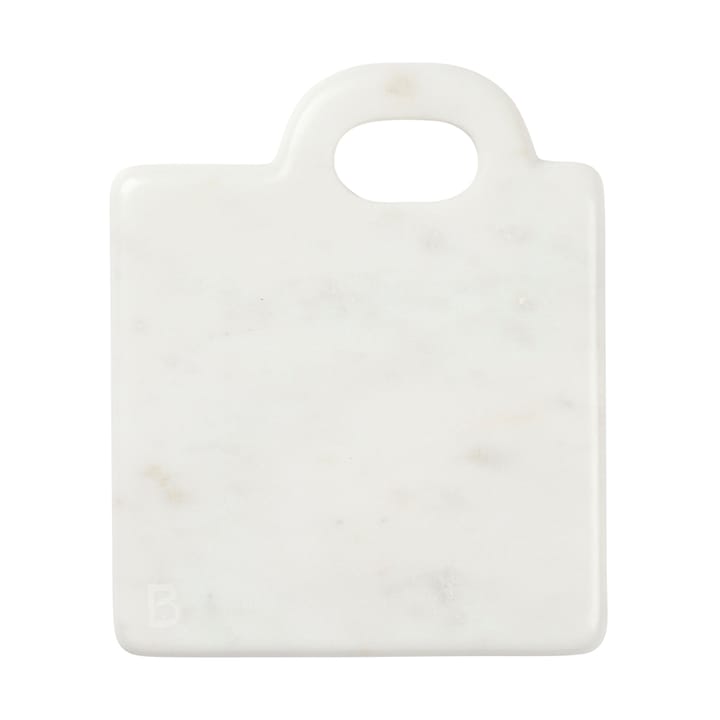 Olina leikkuulauta 14x17 cm, White marble Broste Copenhagen