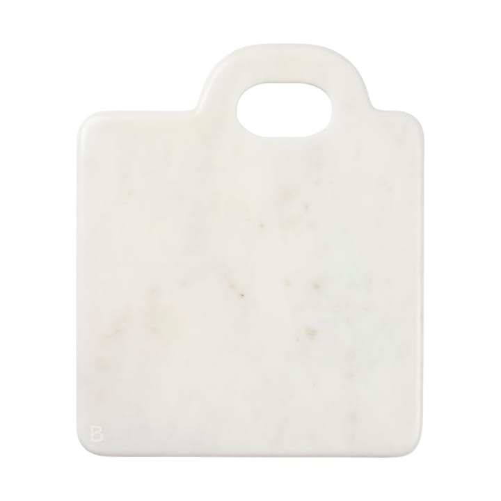 Olina leikkuulauta 26x30 cm - White marble - Broste Copenhagen
