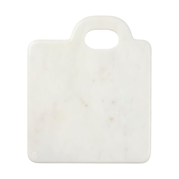 Olina leikkuulauta 26x30 cm - White marble - Broste Copenhagen