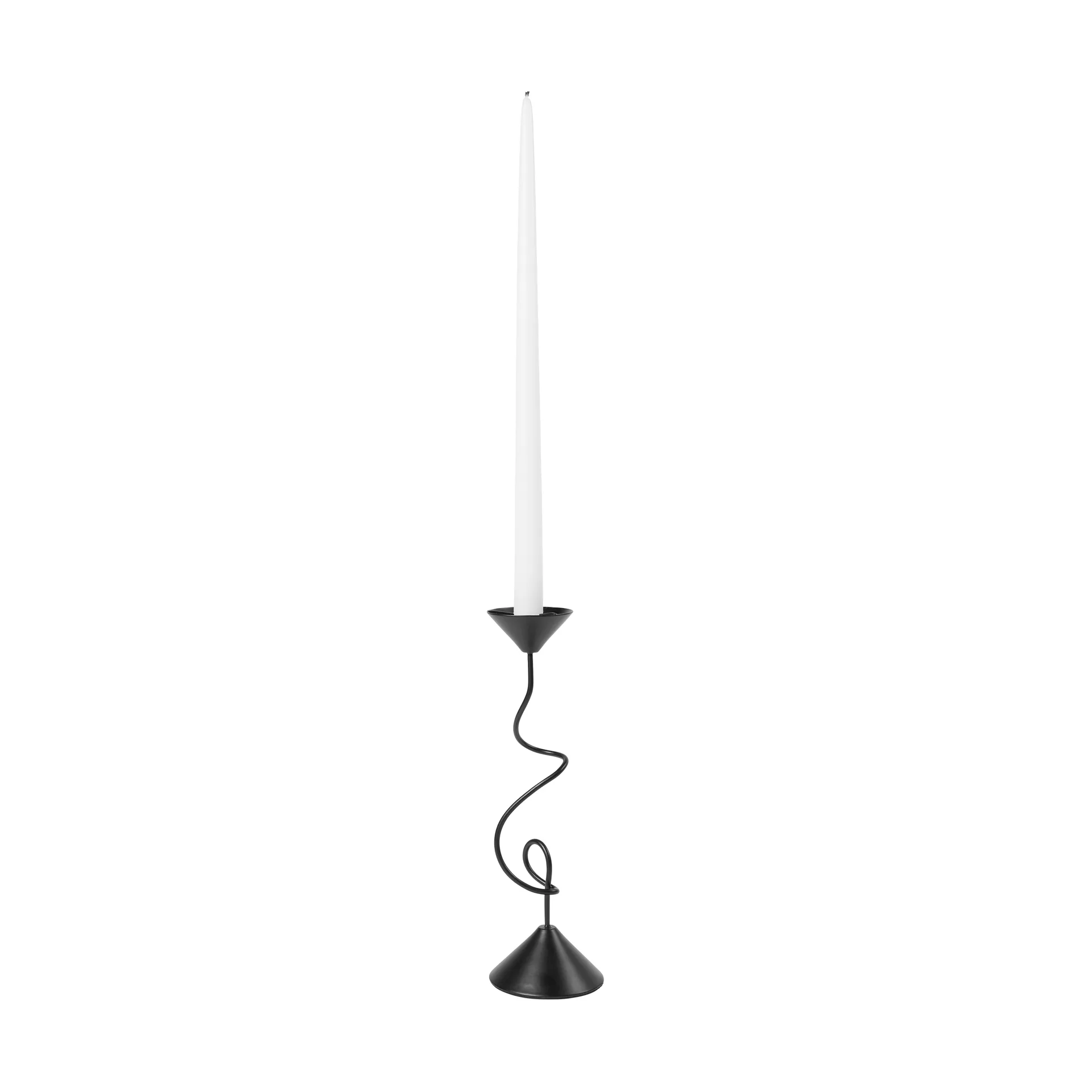 Selma kynttilänjalka 26,5 cm, Black Broste Copenhagen
