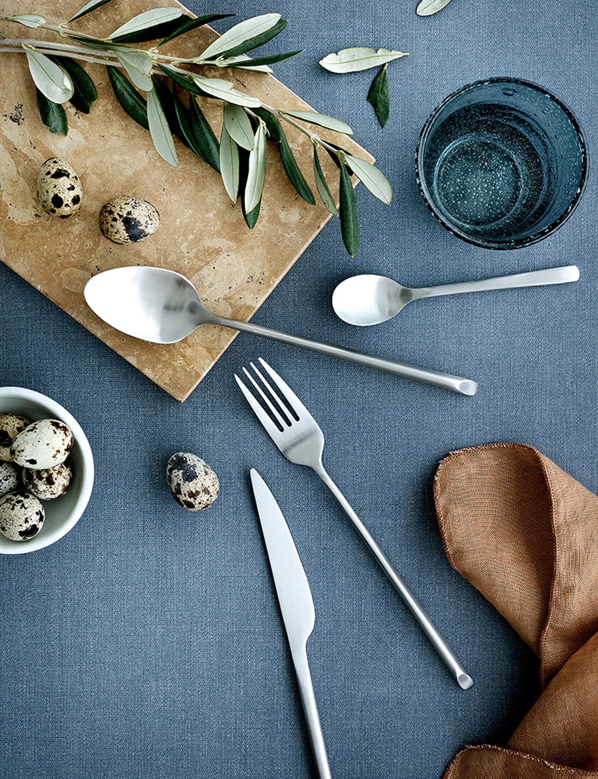 Sletten ruokalusikka, Full satin forged Broste Copenhagen