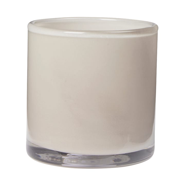 Solai hurricane lyhty - Taupe Warm Grey, Ø8 cm - Broste Copenhagen