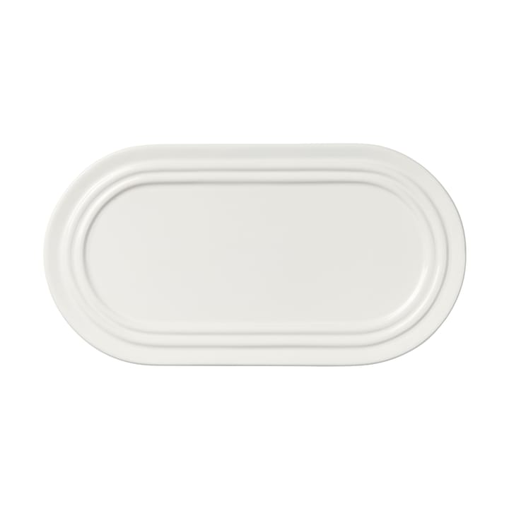 Stevns lautanen, soikea 27,5 cm - Chalk white - Broste Copenhagen