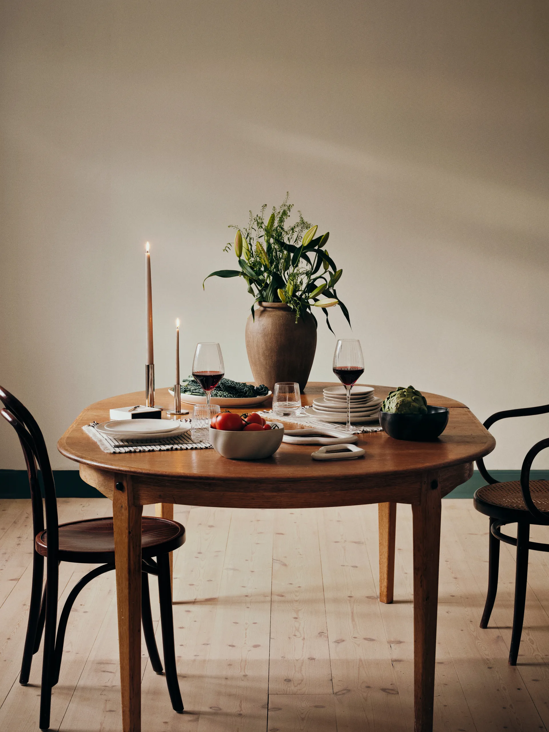 Uma maljakko, Rustiikki vaaleanruskea, 40 cm Broste Copenhagen