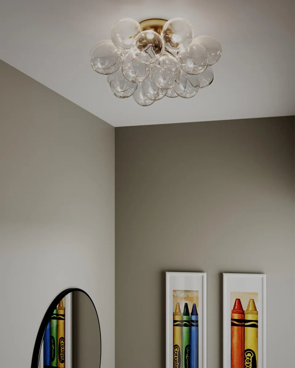 Gross katto Ø50 cm, Messinki-kirkas By Rydéns