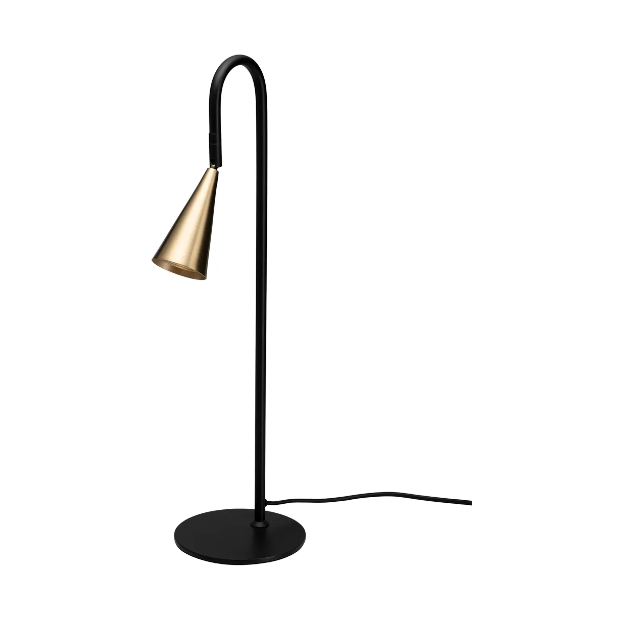 Spline pöytälamppu, Musta-messinki, 55 cm By Rydéns