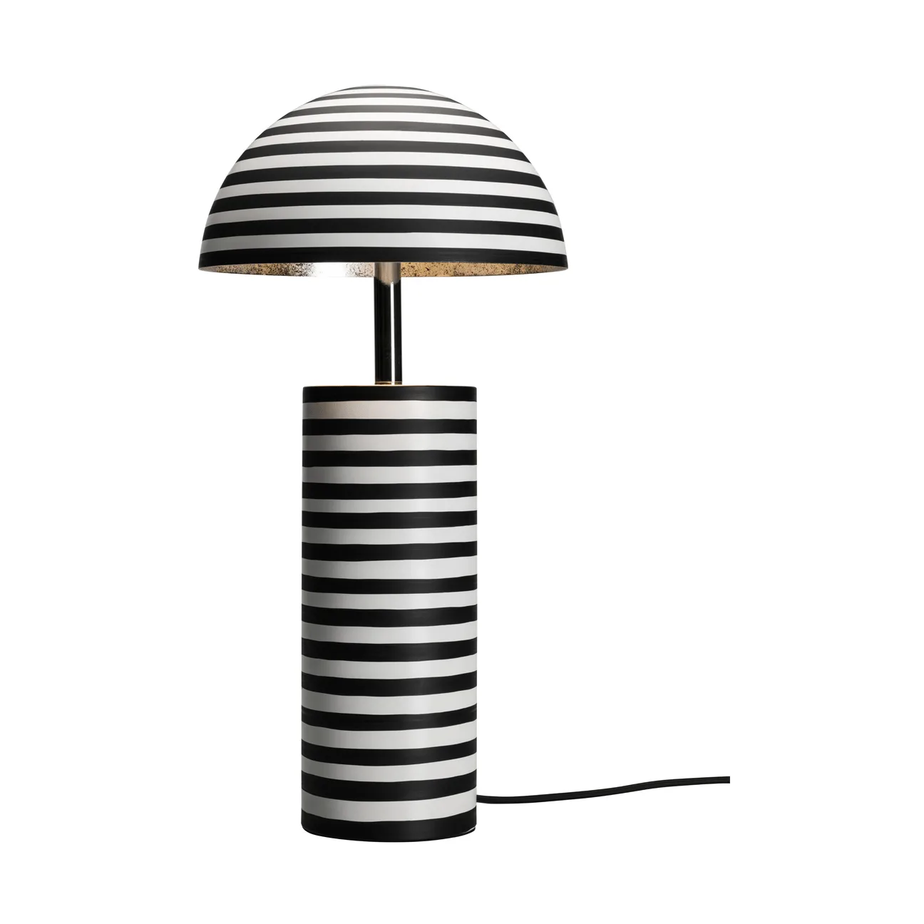 By Rydéns Stripe pöytälamppu Valkoinen-musta, 50 cm
