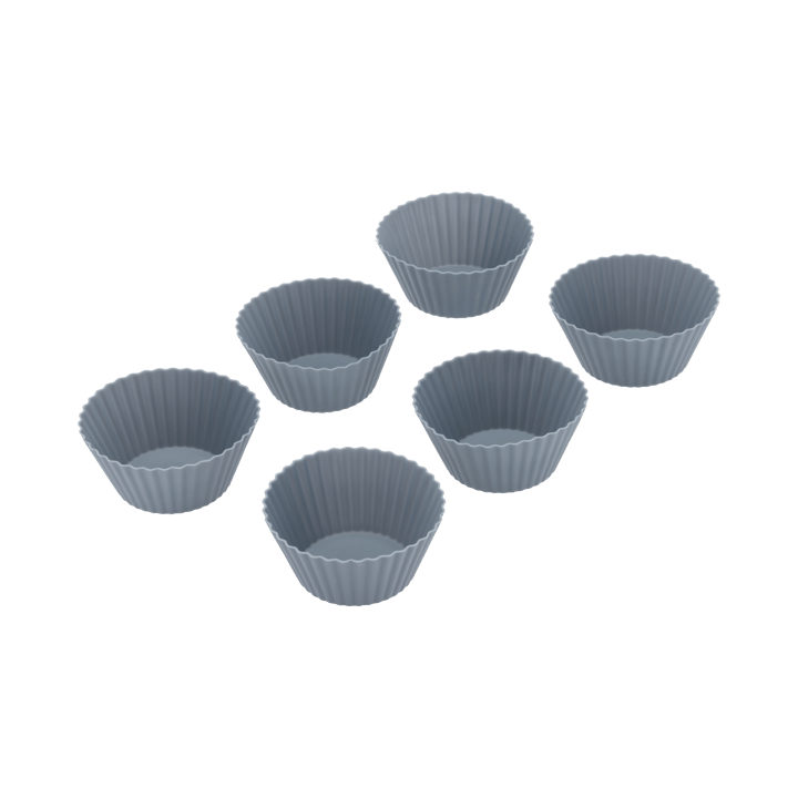 Pecan muffinssivuoka 6 kpl 7x3,2 cm - Indigo - By Tareq Taylor