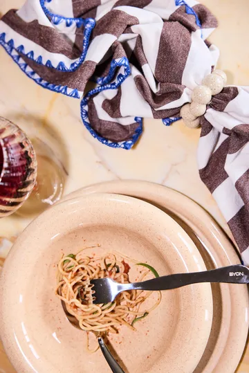 Bubba kangasservetti 45x45 cm 2-pack. - Oyster - Byon