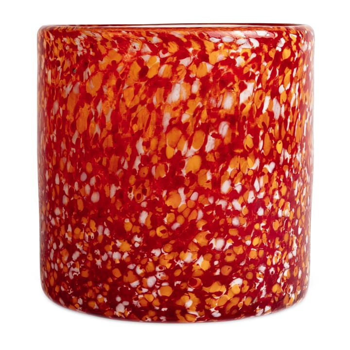Calore kynttilälyhty M Ø 15 cm, Punainen-oranssi Byon