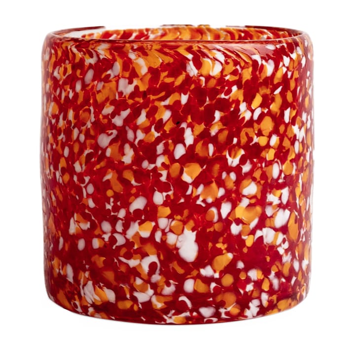 Calore kynttilälyhty XS Ø 10 cm, Punainen-oranssi Byon