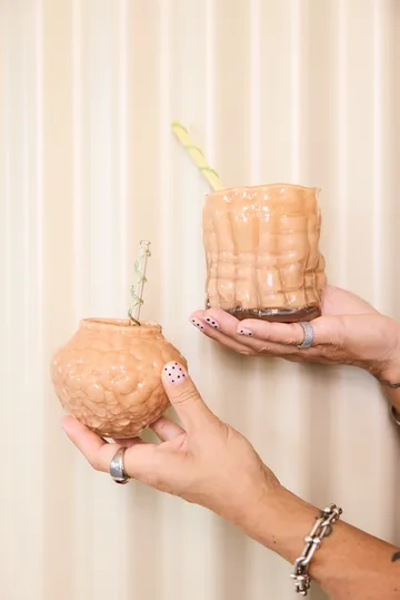 Corallo vaasi mini 11x11x8 cm - Persikka - Byon