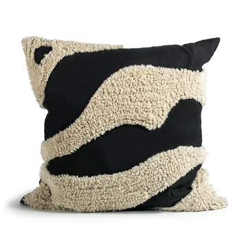 Fluffy tyyny 50 x 50 cm - Black-beige, 50x50 cm - Byon