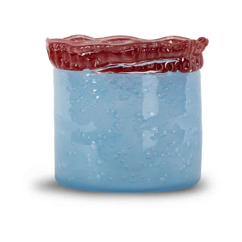 Lara kynttilälyhty M 15 cm, Vaaleansininen Byon