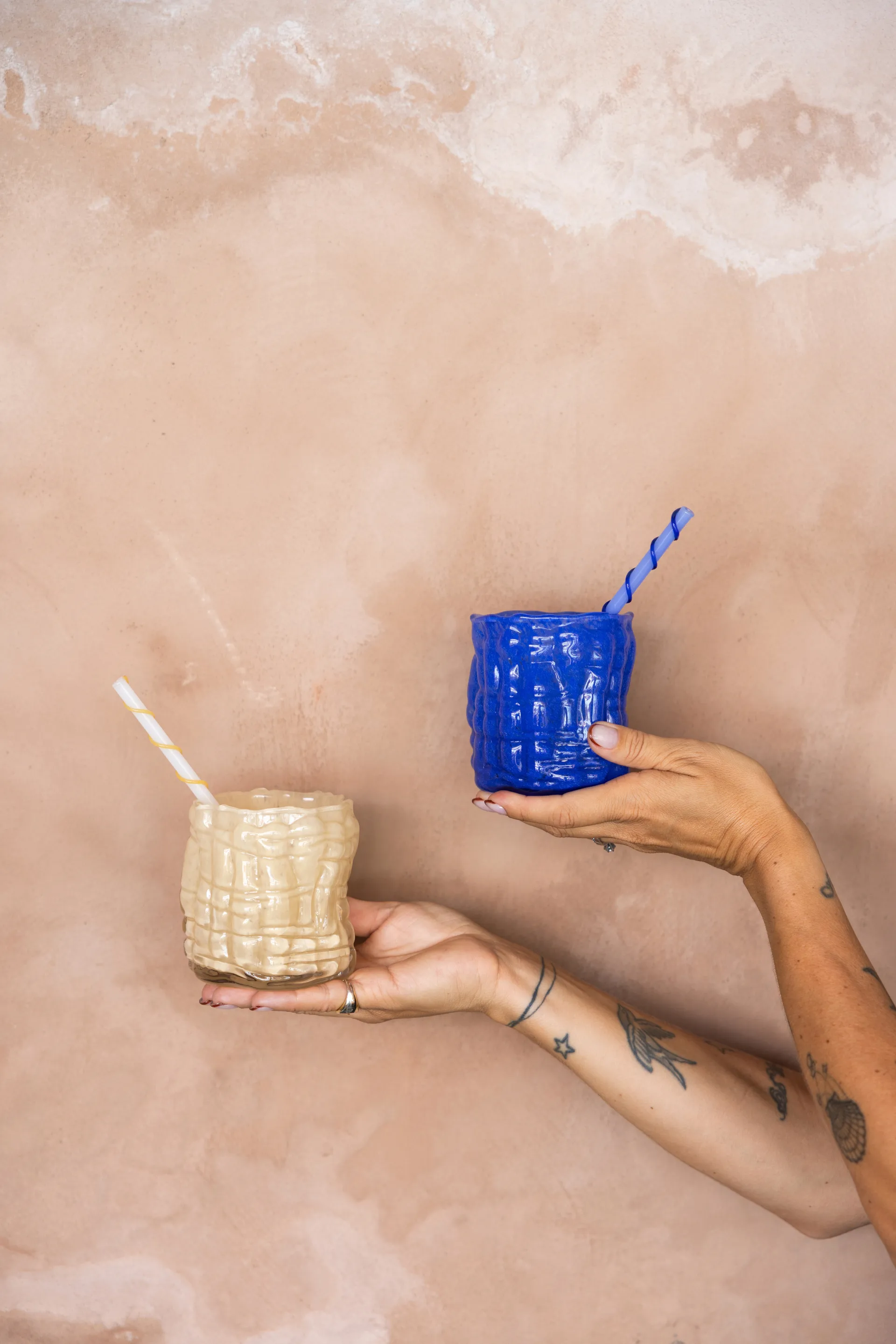 Laranne kynttilälyhty Ø10 cm, Beige Byon