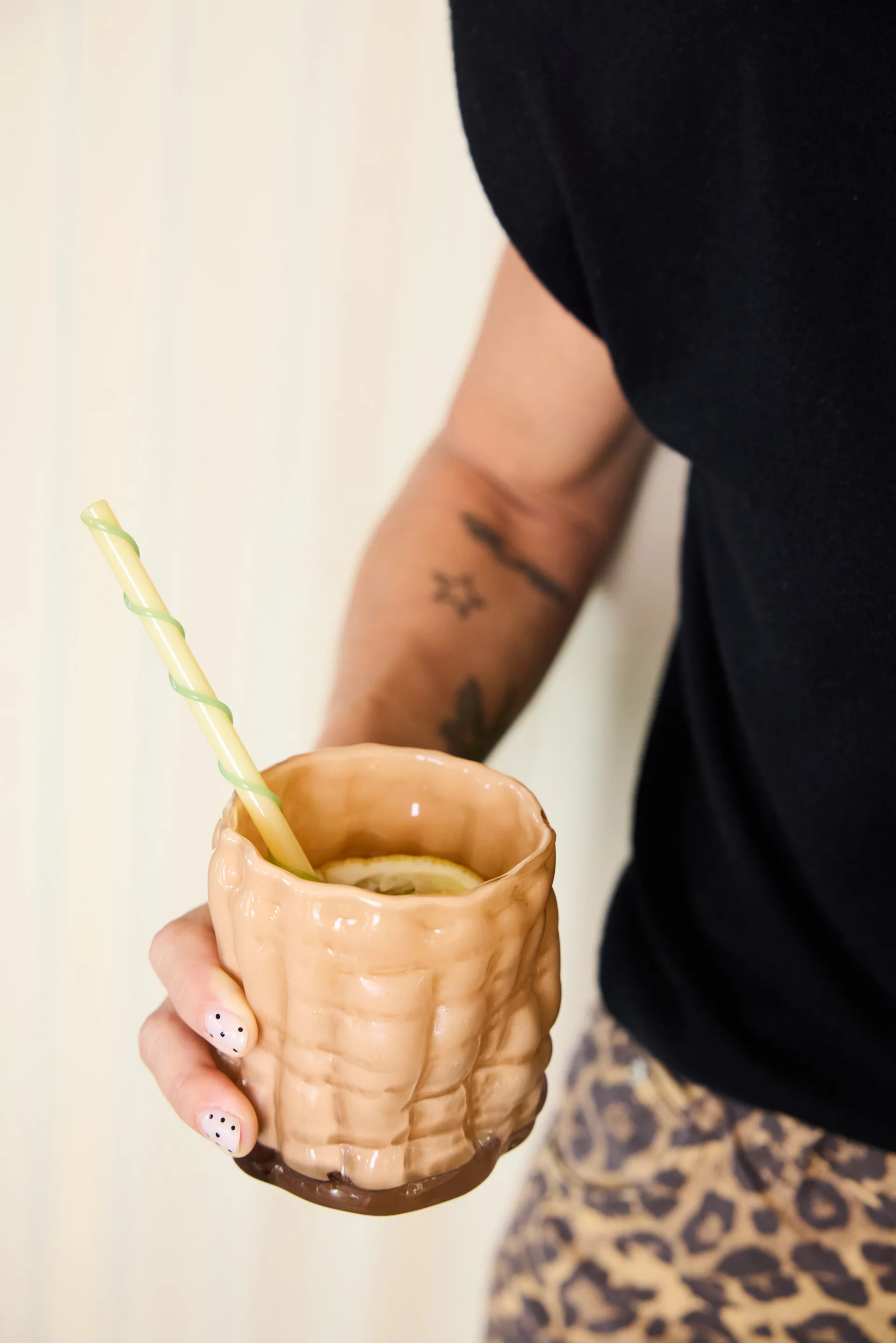 Laranne kynttilälyhty Ø10 cm, Persikka Byon